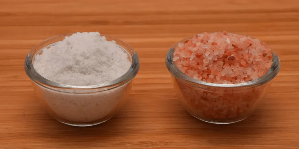 table salt v himalayan pink salt