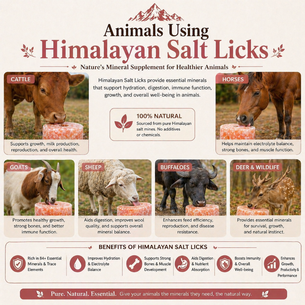 Animals Using Himalayan Salt Licks