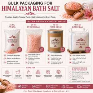 Bulk Packaging for Himalayan Bath Salt