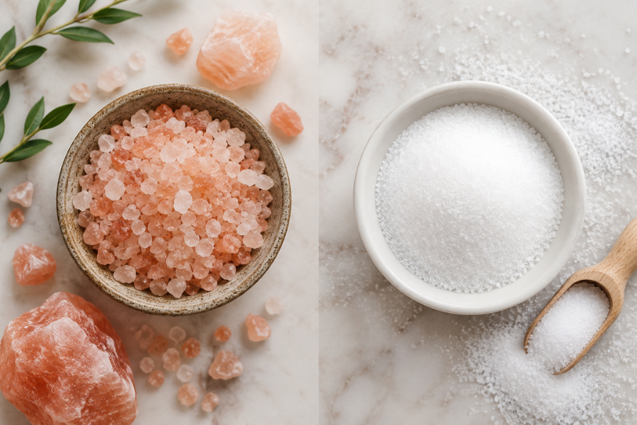 Edible Himalayan Salt vs Table Salt