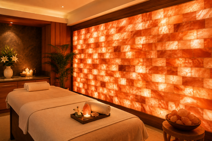Why Hotels & Spas Use Himalayan Salt Walls