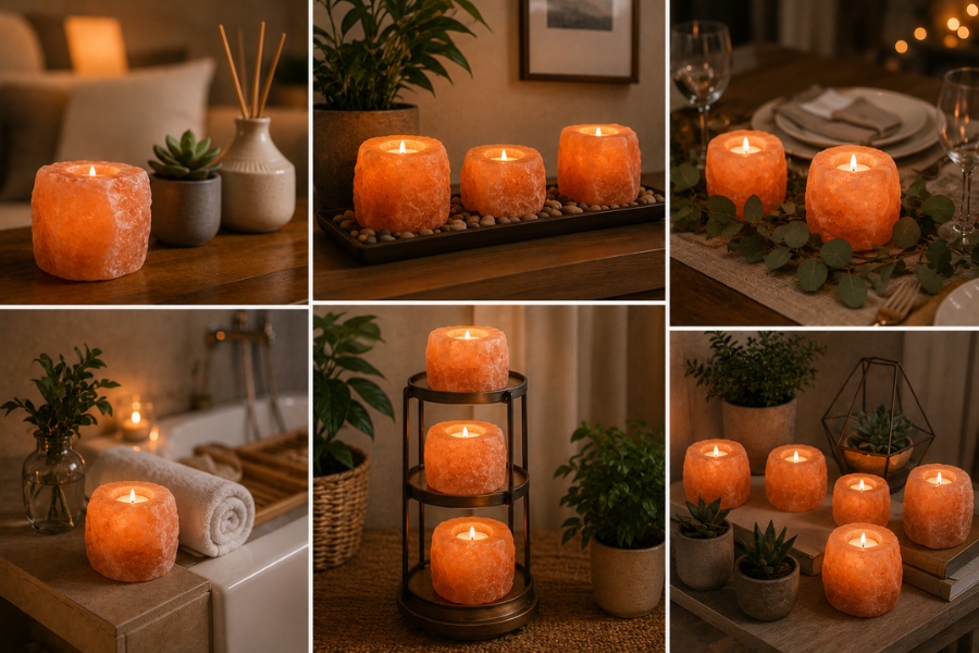 Creative Ways to Use Himalayan Salt Candle Holders