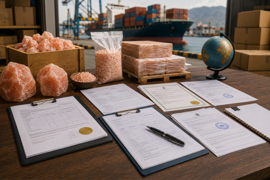 Essential Documents Required for Himalayan Salt Export