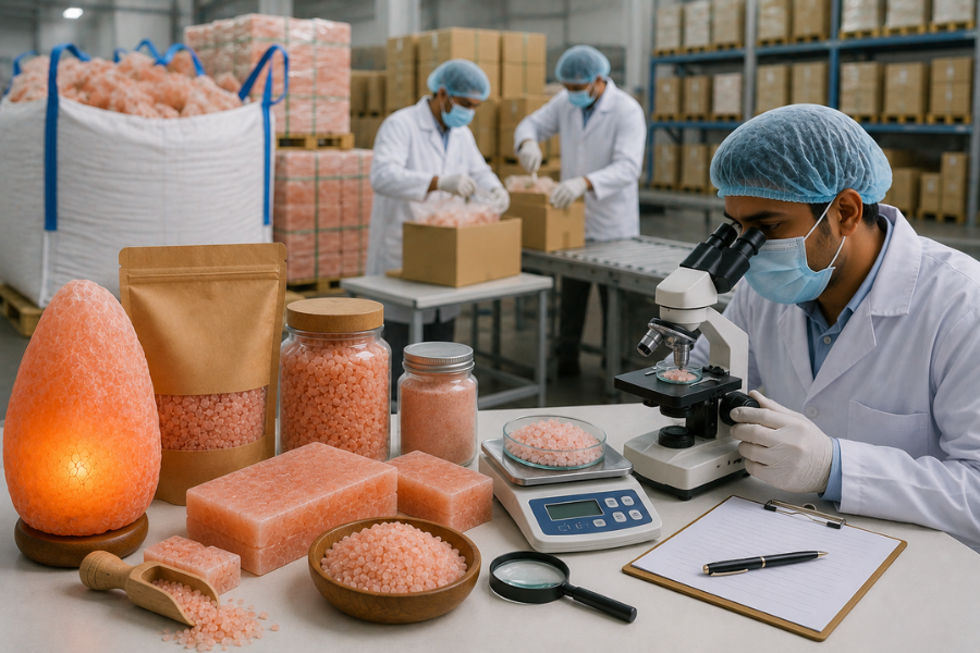 Quality Standards for Himalayan Salt Export