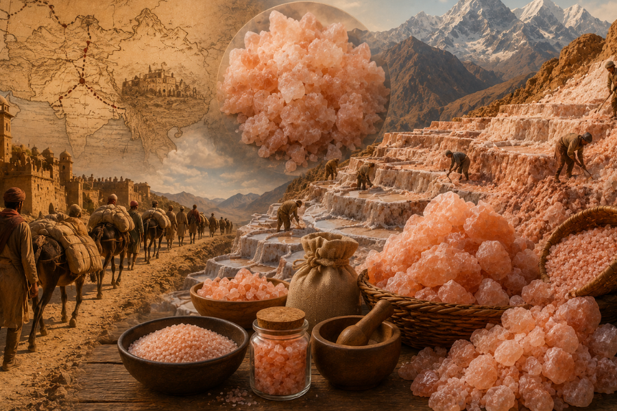 The Hidden History of Himalayan Pink Salt From Ancient Trade to Global Demand