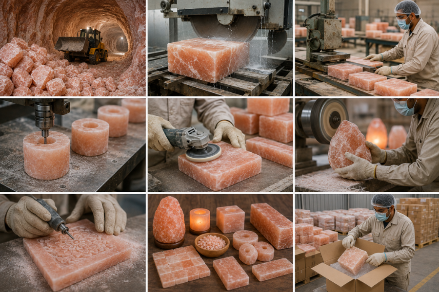 The Manufacturing Process Behind Custom Himalayan Salt Products